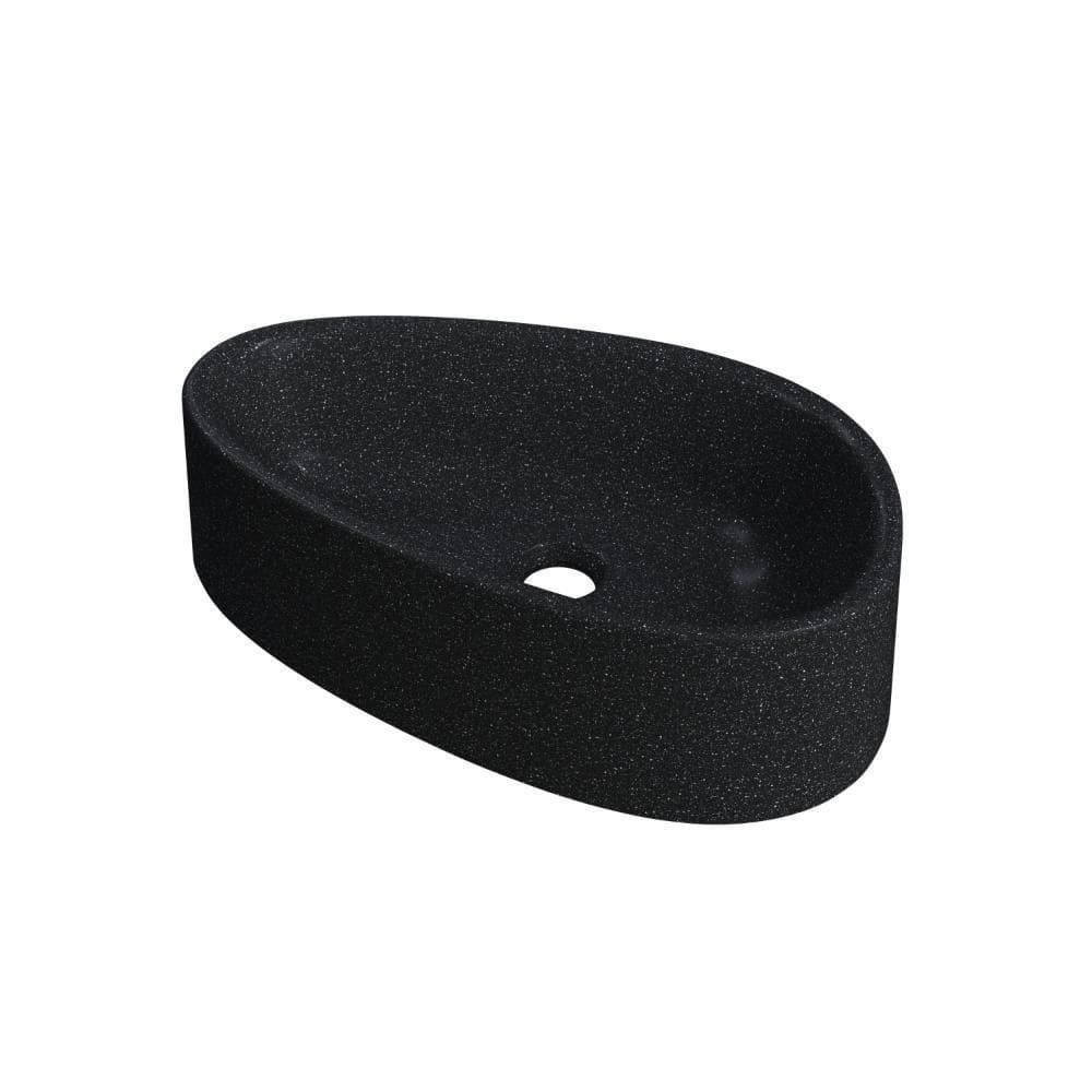 Cuba De Apoio Gota Bg43w Preto Granit Matte Preto Granit Matte