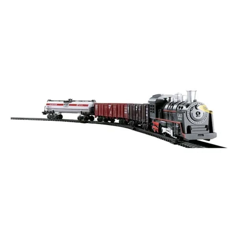 Ferrorama Trem Locomotiva Com Luz E Som 14 Pçs