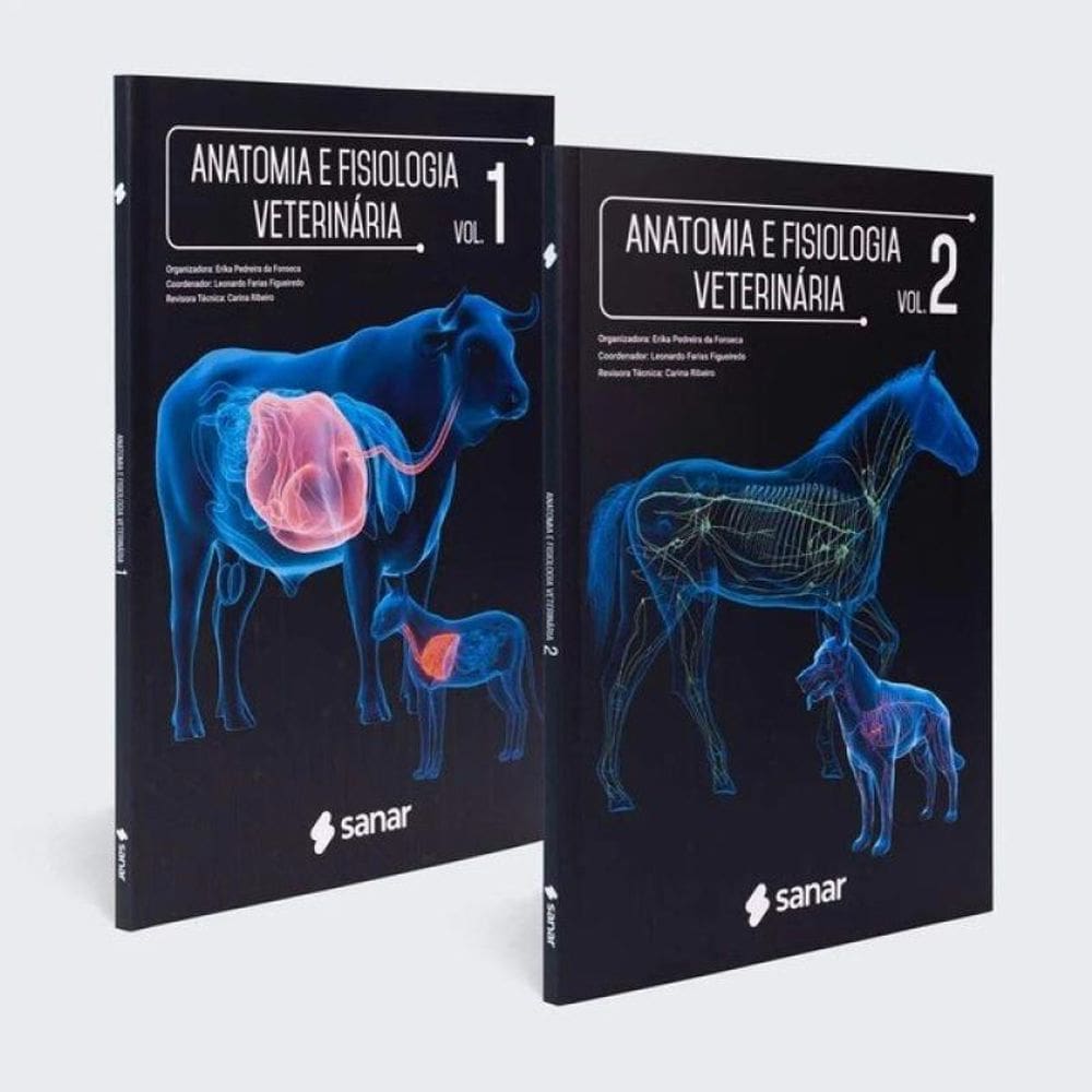 Box - Anatomia E Fisiologia Veterinária (02 Livros)