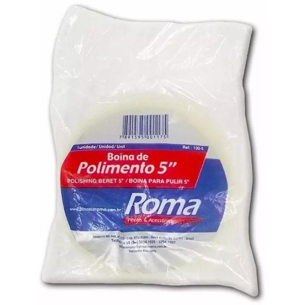 Boina De Polimento Automotivo Lã De Carneiro 5pol