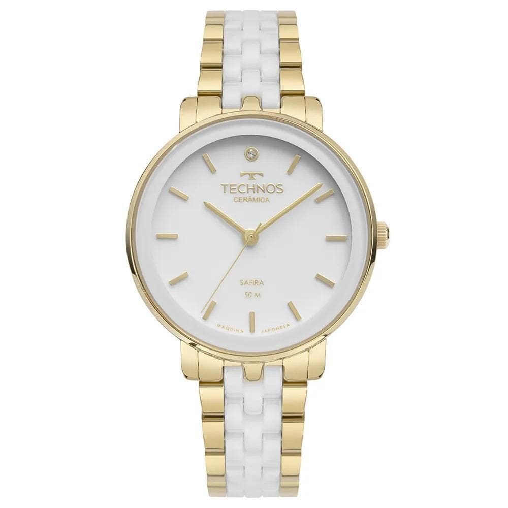 Relógio Technos Feminino Ceramic Sapphire Preto - 2035MZL/1B