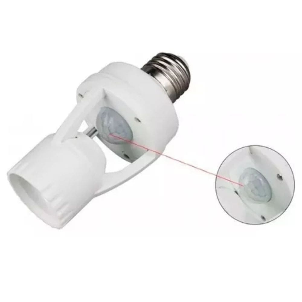 Bocal Com Sensor De Presença Lâmpada E27