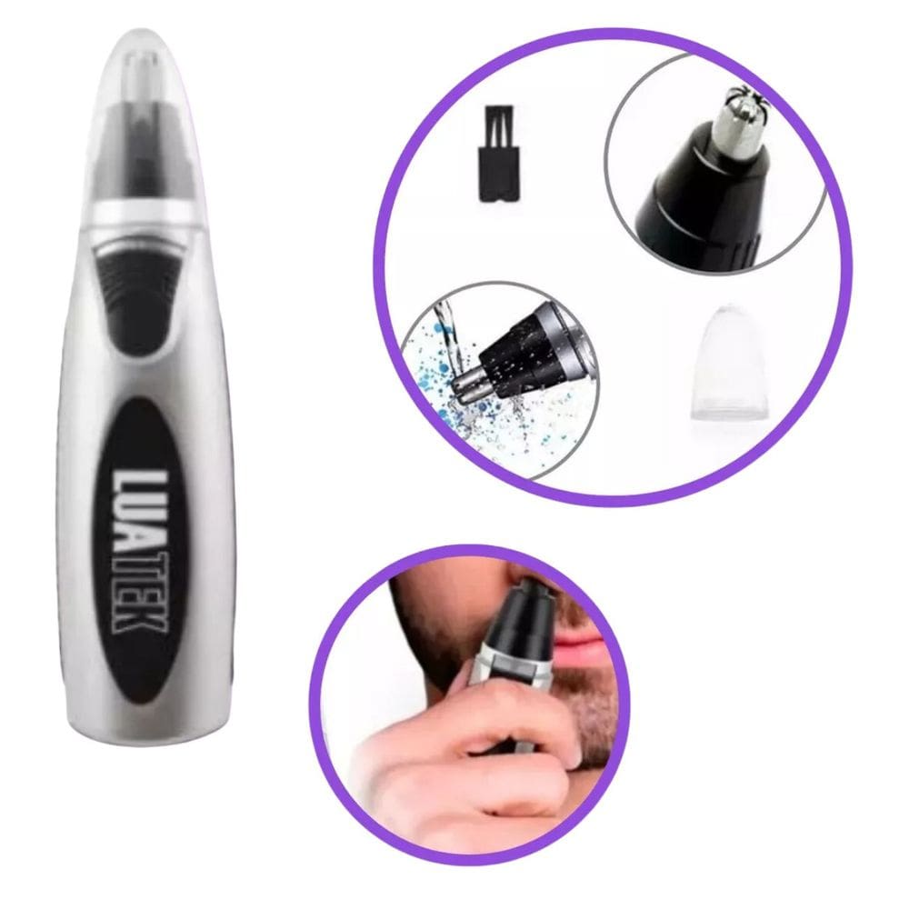 Aparador De Pelos Elétrico Portátil Nariz Orelha Depilador