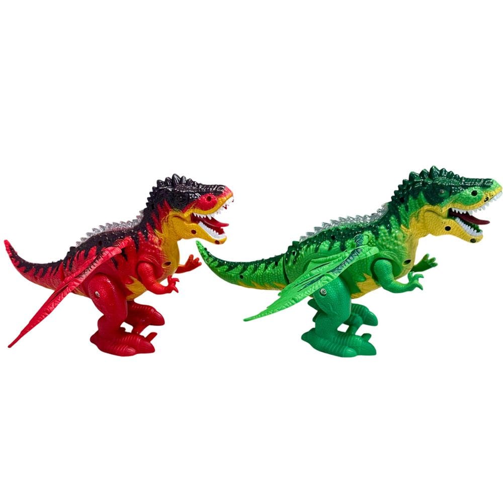 Brinquedo Dinossauro Anda Com Som Luz E Movimento