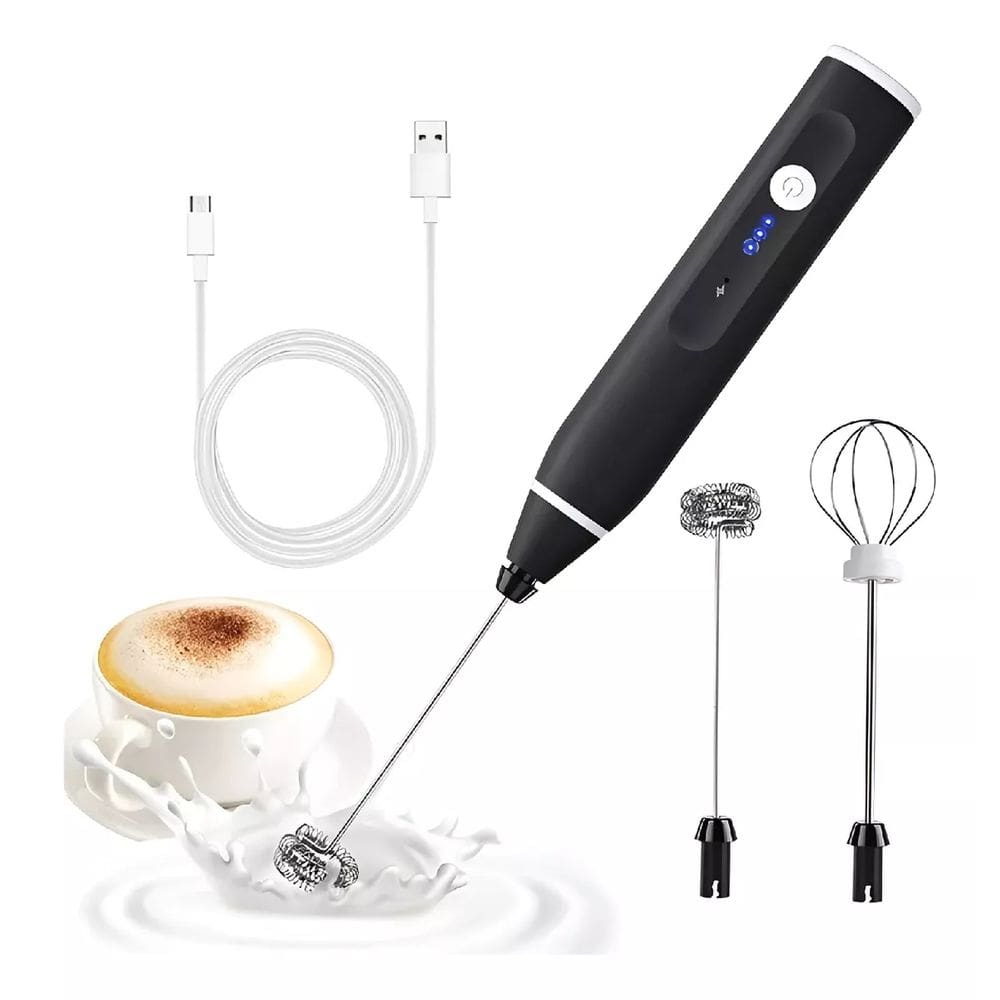 Mini Mixer Misturador Bebidas Ovos Portátil Elétrico Bateria