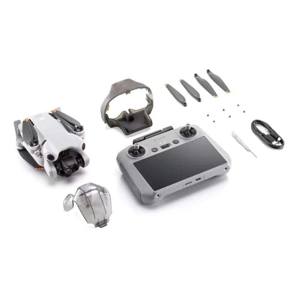 Drone Dji Mini 4 Pro Rc2 Camera 4k Controle Com Tela Cinza (DJI042)