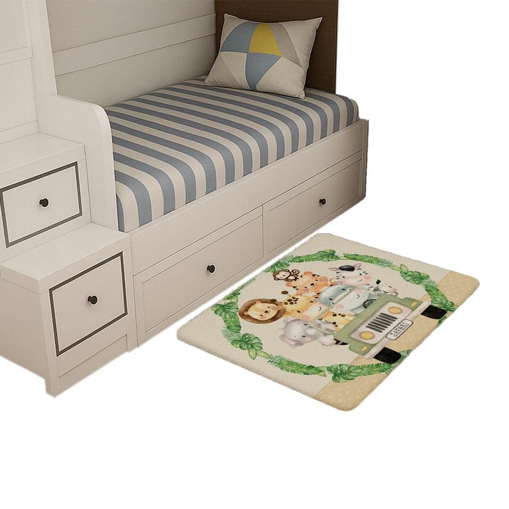 Tapete Infantil Estampado 65 X 50 Decorativo Antiderrapante