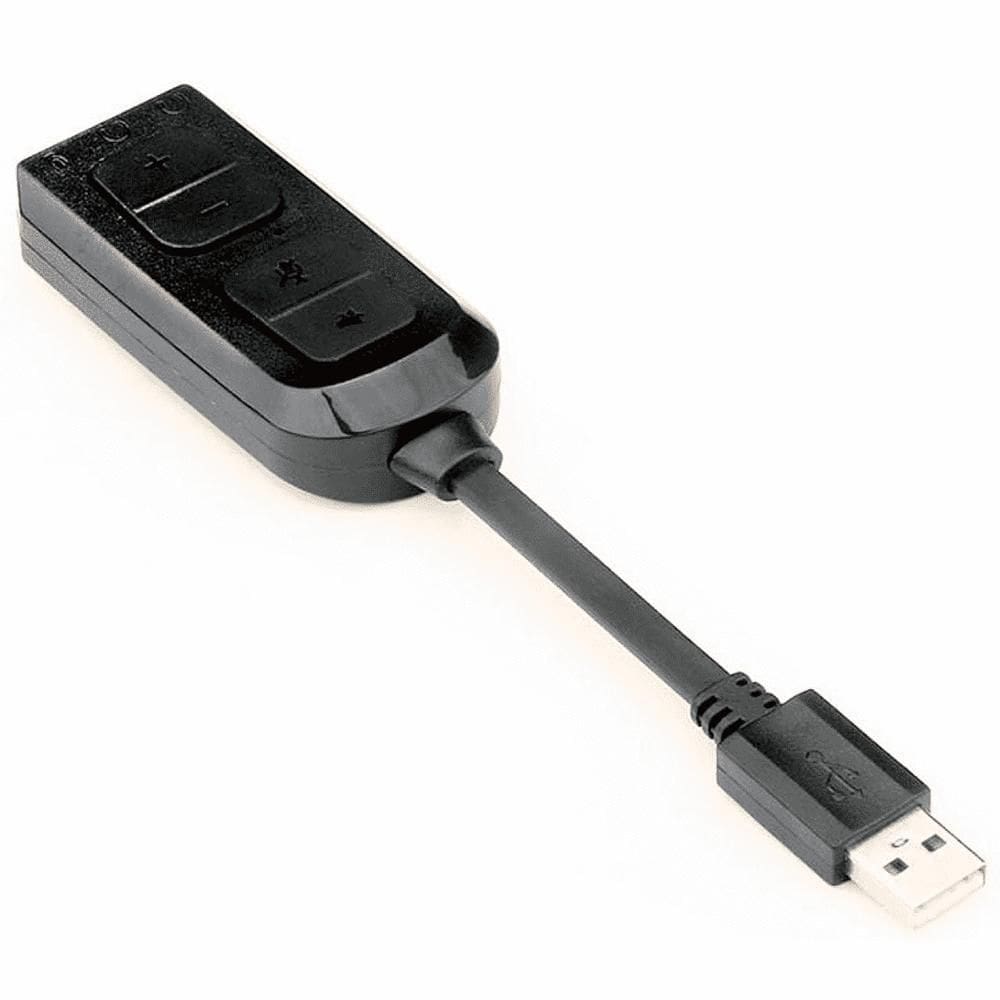 Adaptador De Áudio Usb/P2/P3 Stereo Redragon Circe - Ha100