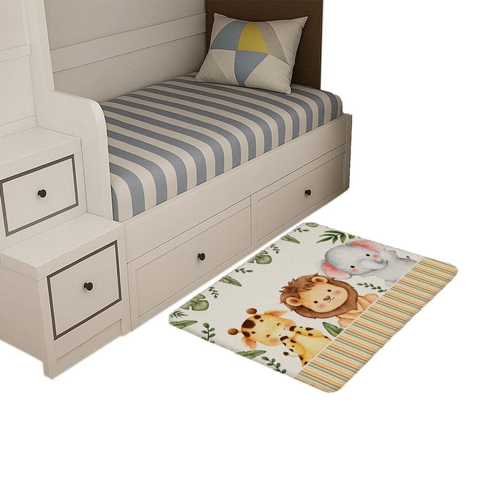 Tapete Infantil Estampado 65 X 50 Decorativo Antiderrapante