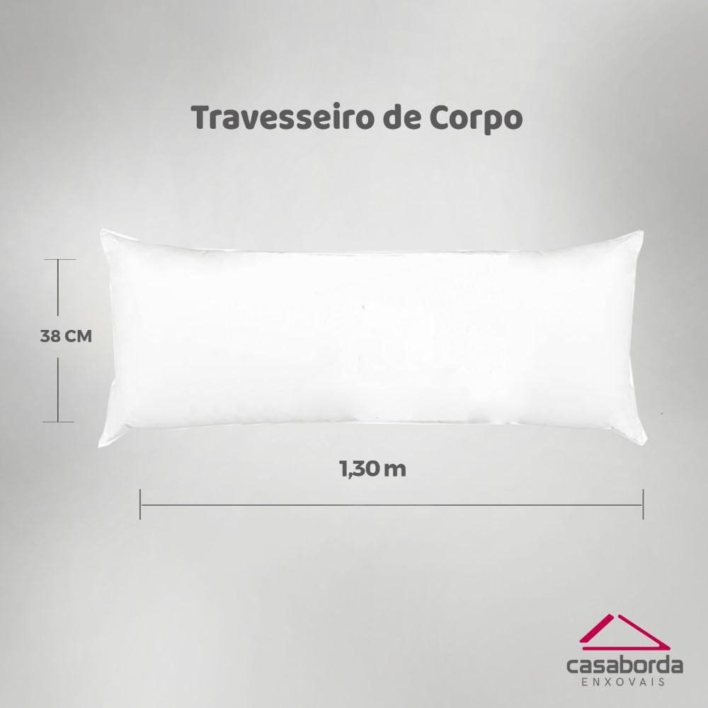 Travesseiro De Corpo 1,30X0,38M Com Refil - Borboleta