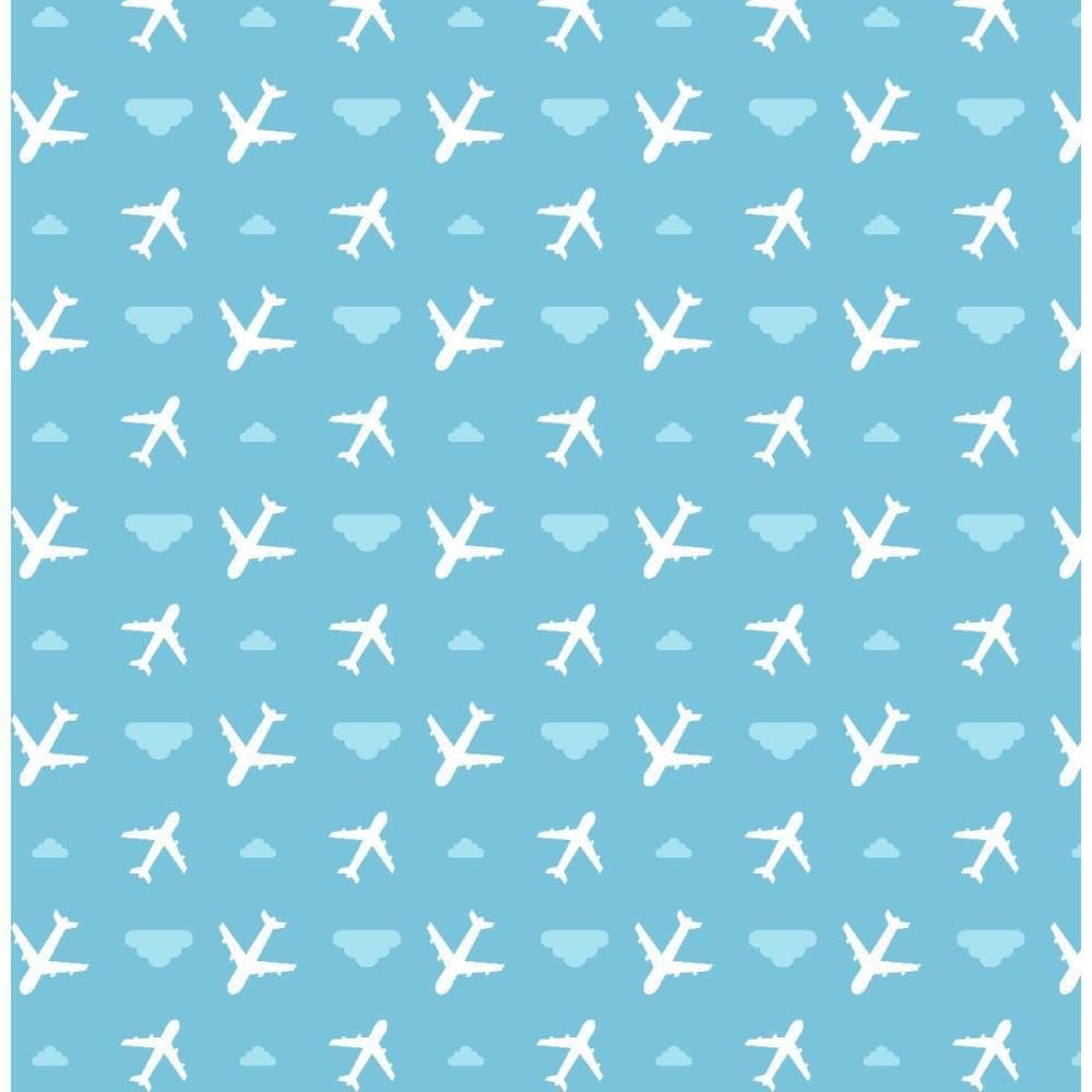 Placa Em Eva Estampado 60X40Cm Aviao 2Mm