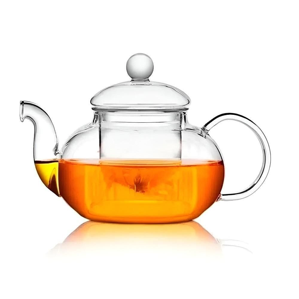 Chaleira De Vidro 600Ml Com Infusor De Vidro