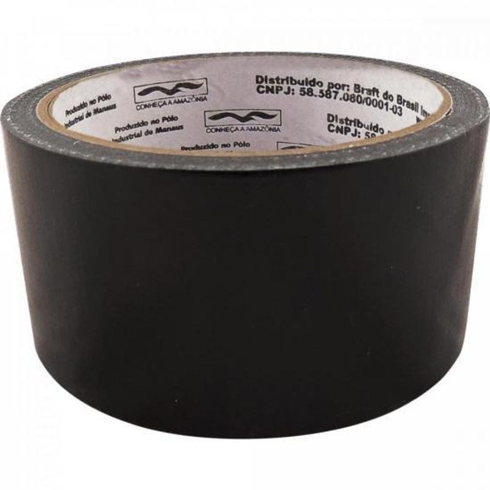 Fita Multiuso 5m x 48mm BRASFORT Preta