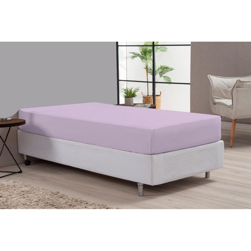 Lençol Para Hotel Clinica Hospedaria Cama Solteiro Lilás