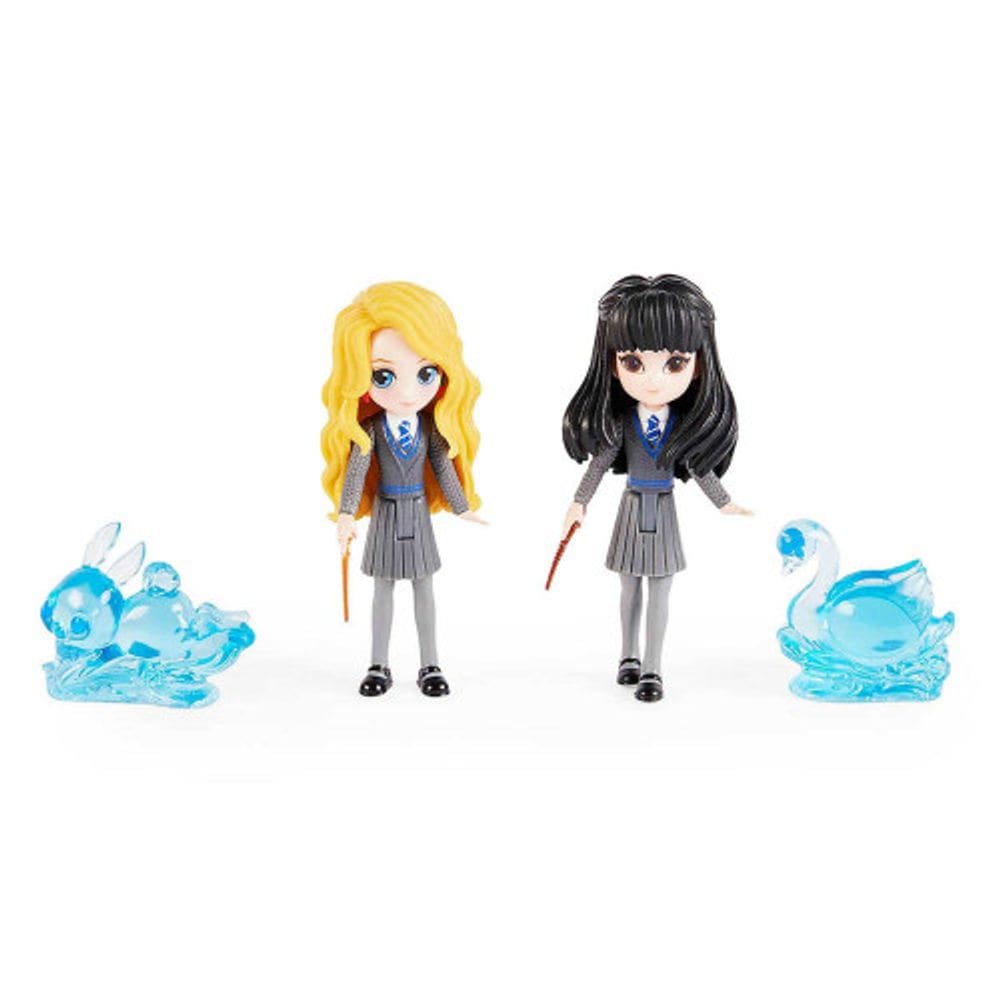 Bonecos Luna e Cho Amigos Mágicos com Patronos Harry Potter Sunny