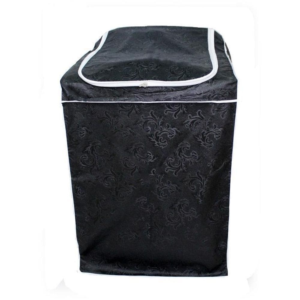 Capa Maquina De Lavar Com Zíper Brastemp Ge Colormaq Preto