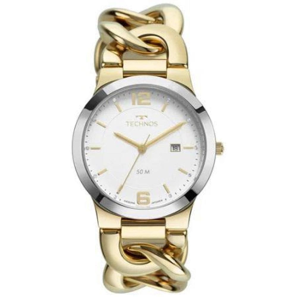 Relógio Feminino Technos Dourado 2115Mwf/1K Analógico 5 Atm