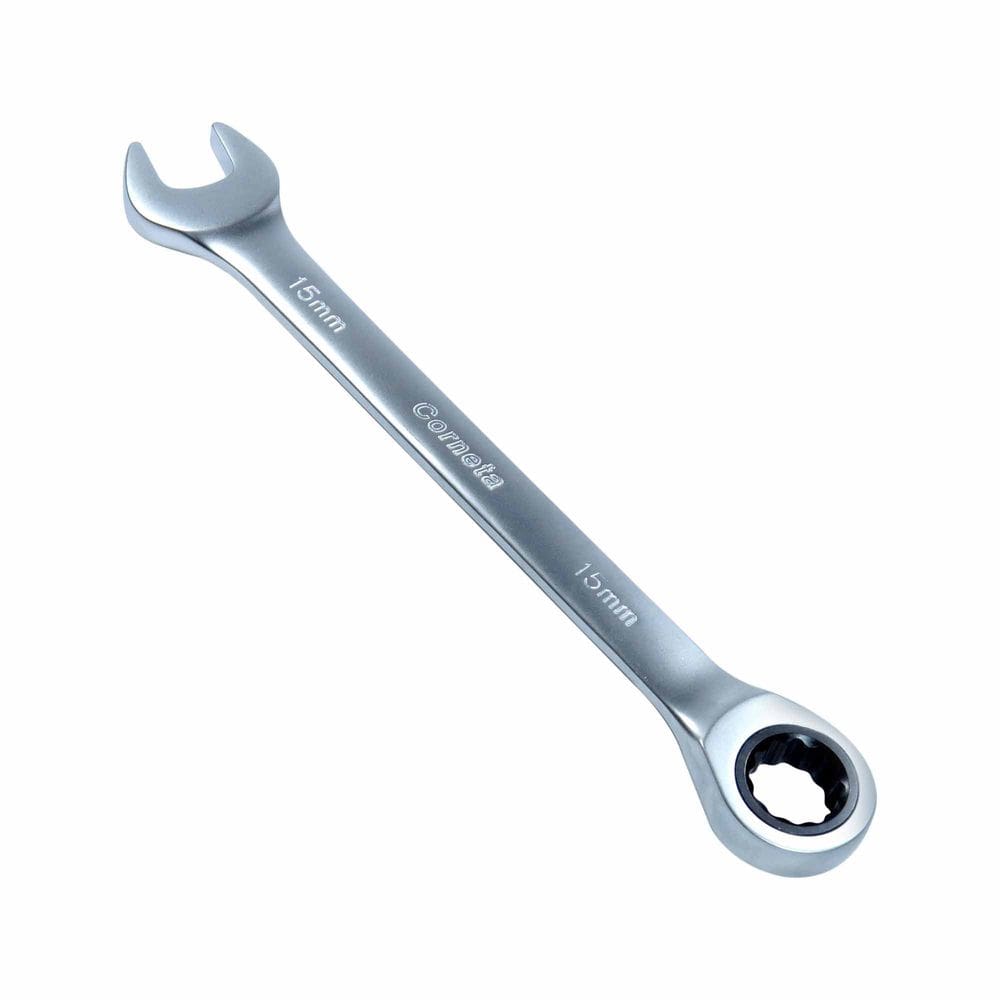 Chave Combinada Com Catraca 15MM Profissional CRV Corneta