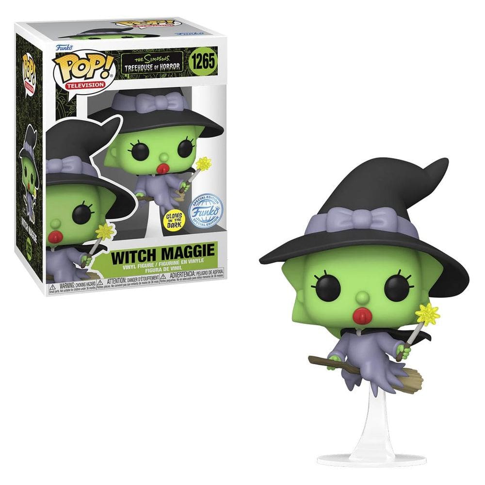 Funko Pop Simpsons Witch Maggie House Of Horror 1265 Glows