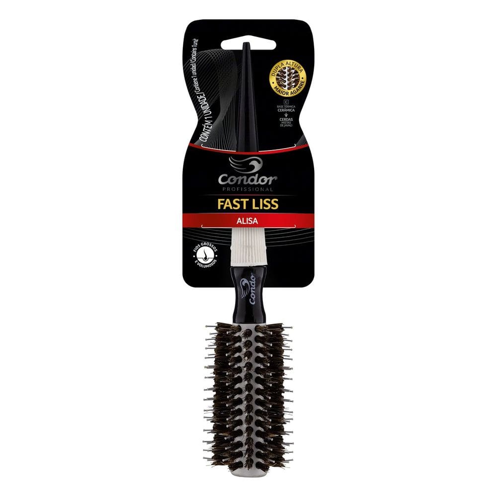Escova Para Cabelo Profissional Condor Fast Liss Ref. 7611