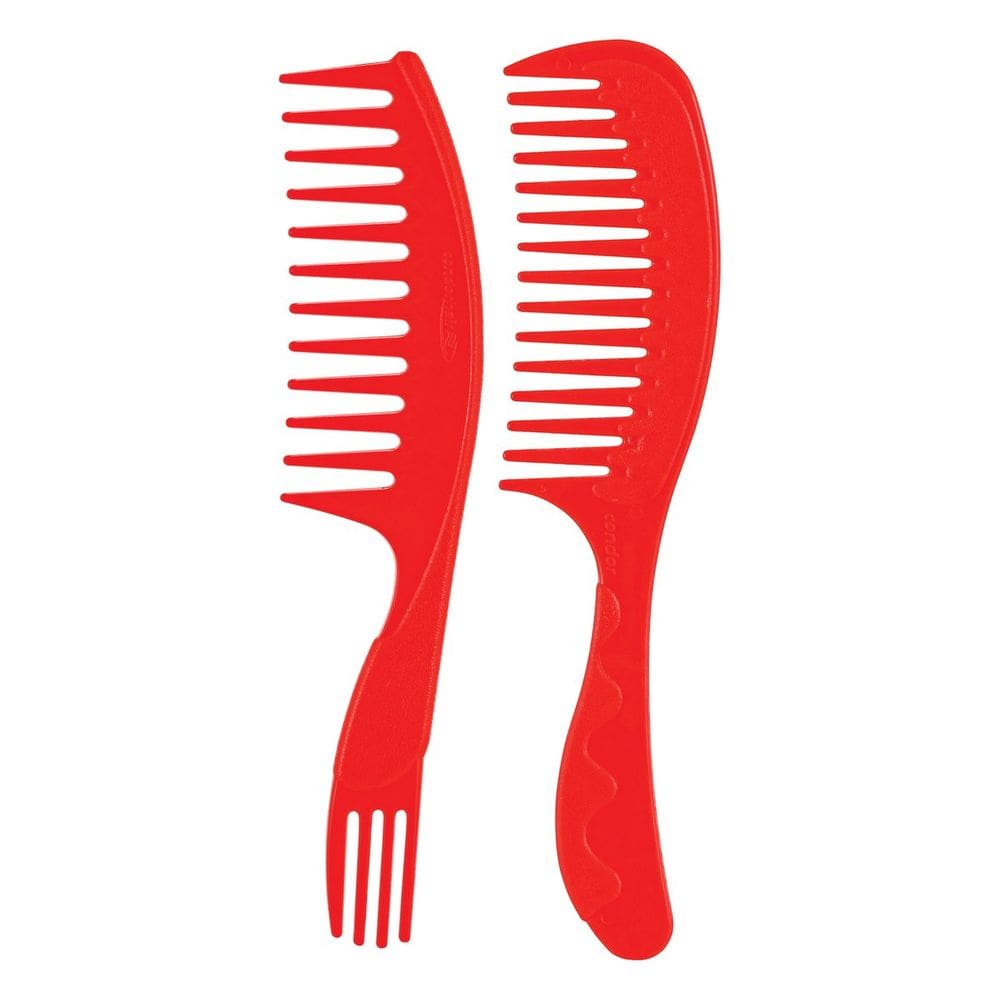 Kit Pente Para Cabelo Molhado E Cacheado Joy Condor 2 Unidades