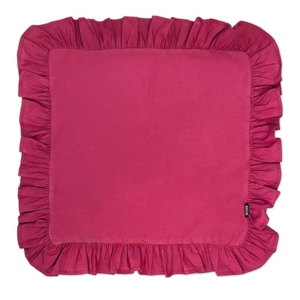 Guardanapo C/ Babado Fucsia 147 40cm C/ 2Unid