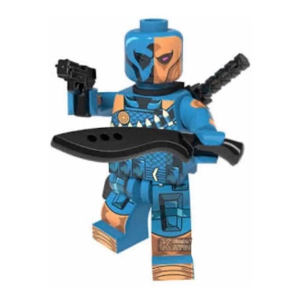 Boneco Blocos De Montar Deathstroke Exterminador Titãs