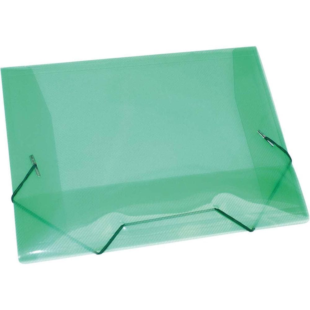 Pasta Aba Elástica Plástica Mini Verde