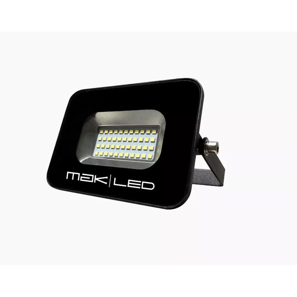 Refletor Micro Led Slim Prova D` Água Branco Frio - 30W