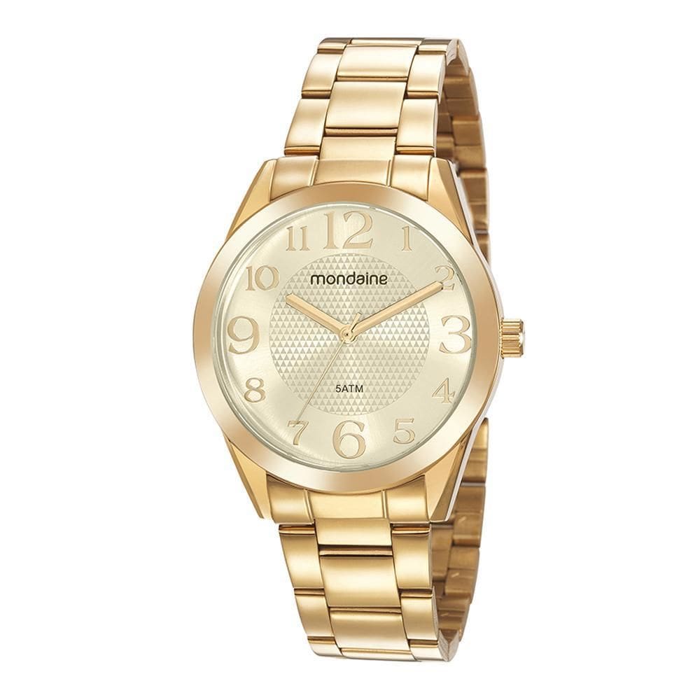 Relógio Mondaine Feminino Dourado 99577lpmvde1