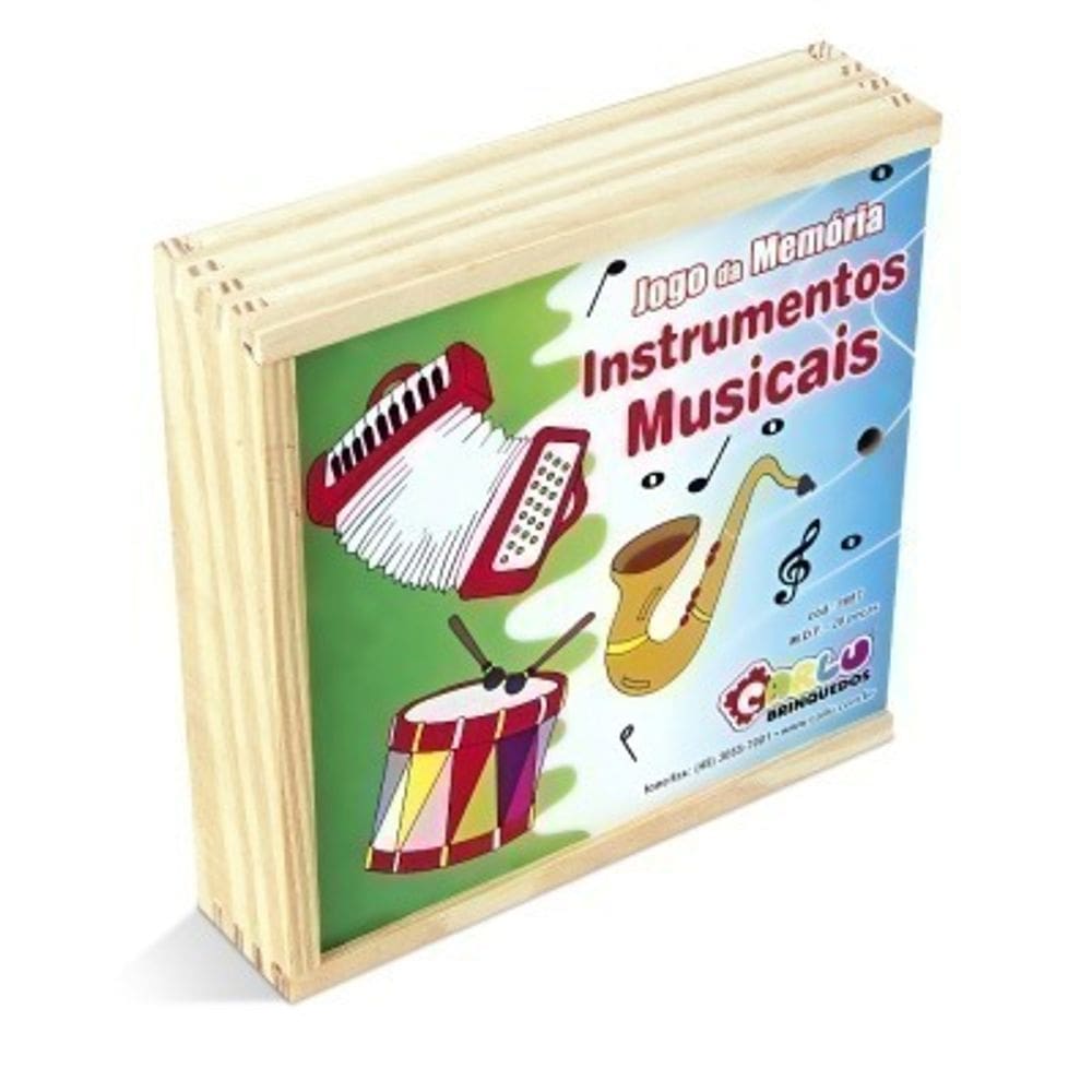 Jogo da Memória Instrumentos Musicais