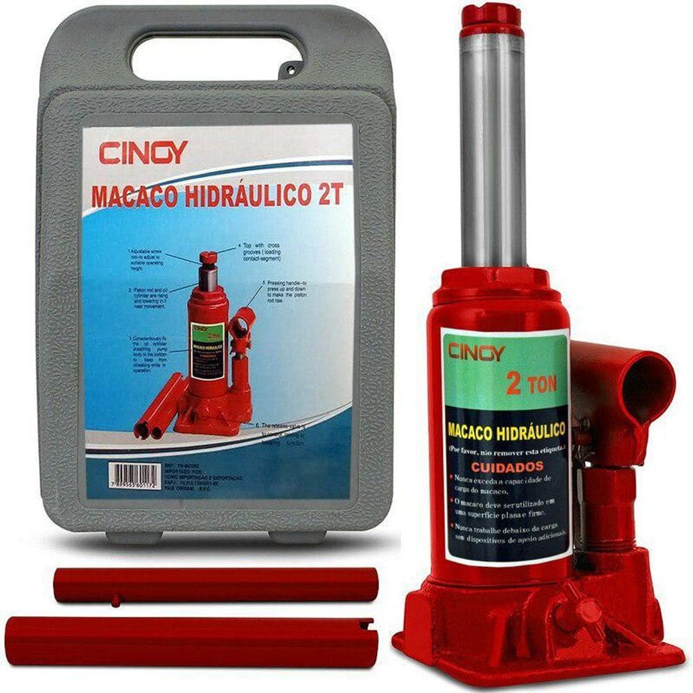 Macaco Hidraulico 2T Com Maleta