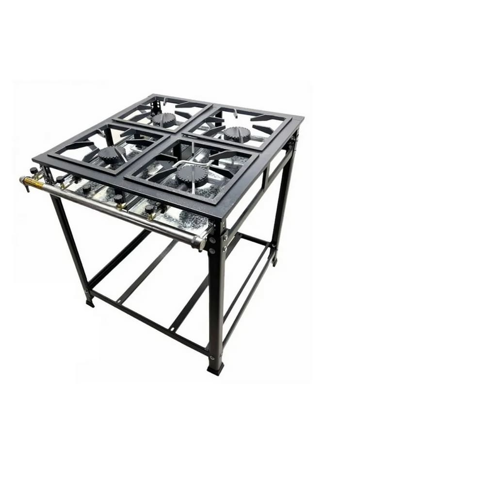 Fogão Industrial 4 Bocas 30x30 Ap p5 Leona 