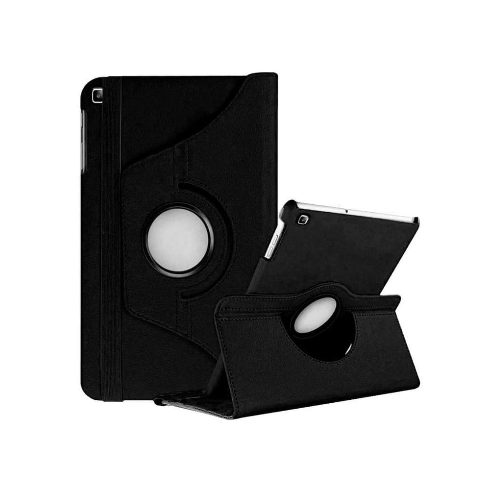 Capinha Capa Tab A7 10.4 T500 T505 Em Couro Giratória Preta