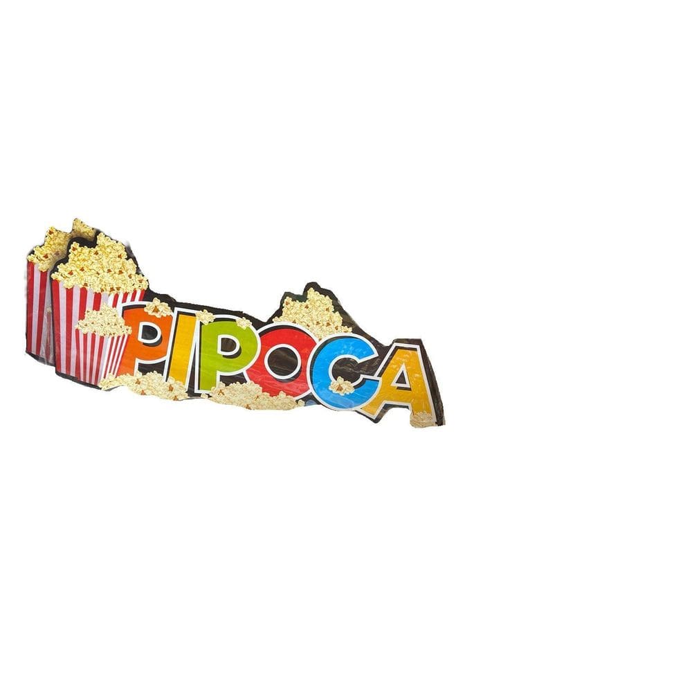 Painel Decorativo Placas Barracas Pipoca Festa Junina-1Un