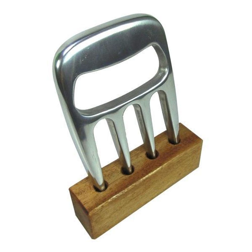 Garra Para Churrasco 4 Pontas Com Suporte