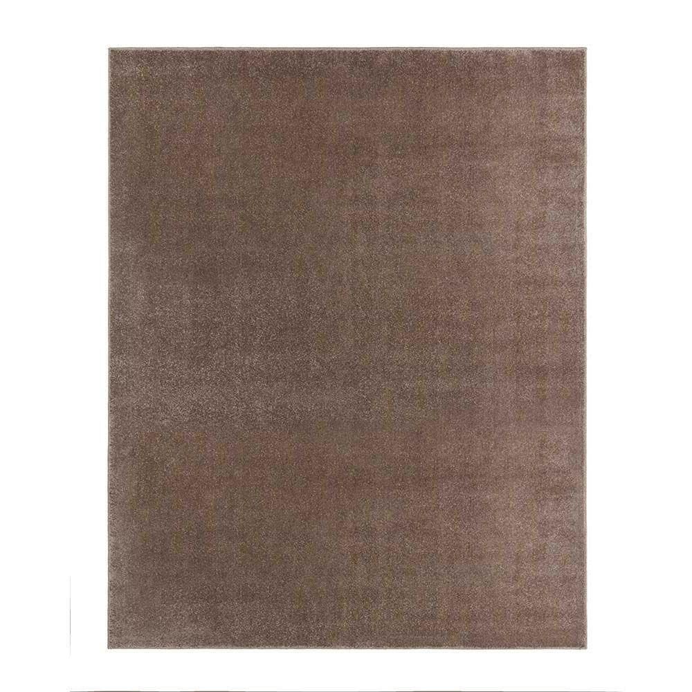 Tapete Para Sala Realce Liso 35 Taupe 1,00x1,50m