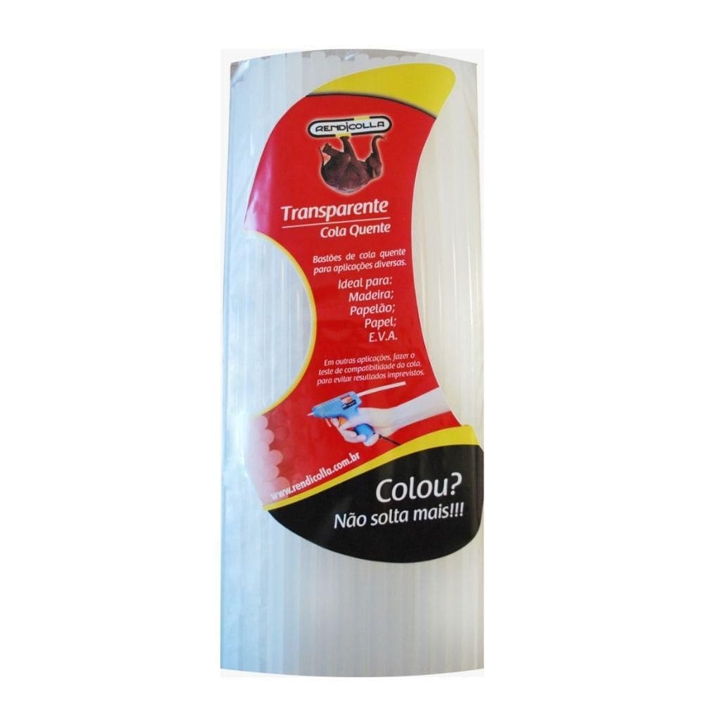 Cola Quente Transparente 1kg - E.V.A. 7,5mm - Artesanato