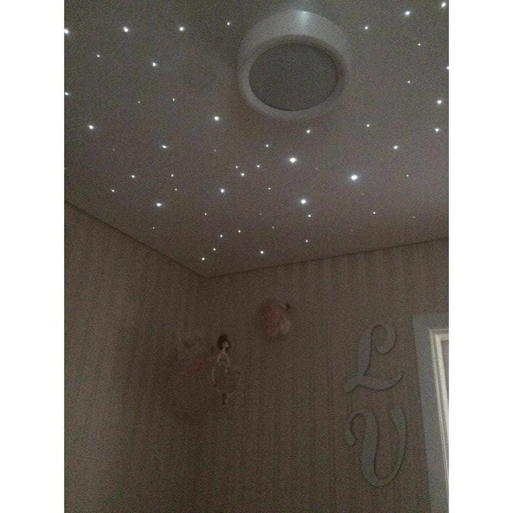 Kit Noite Estrelado 400 Fibras Efeito Estrelado Rgb Mega Mix