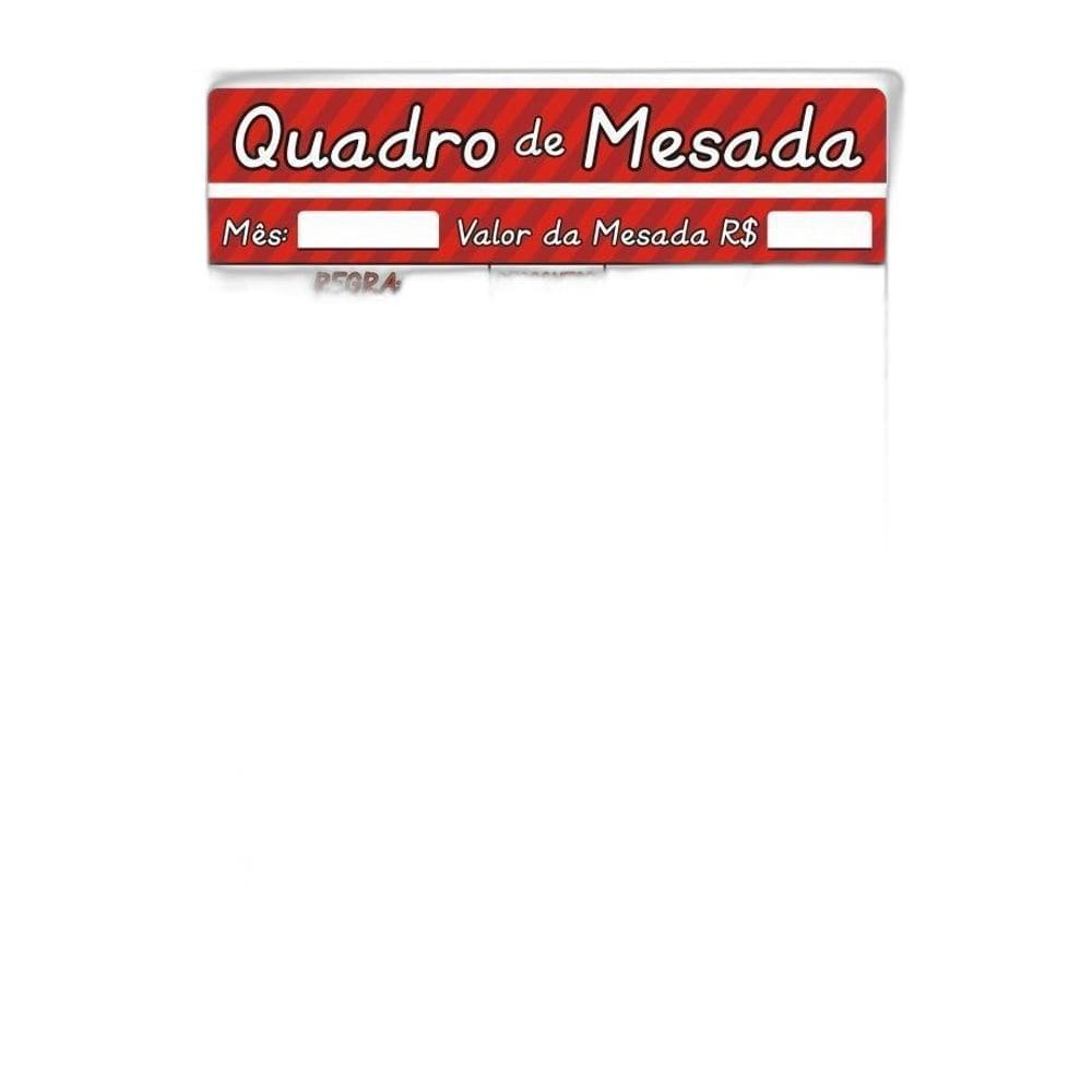 Ímã De Geladeira Painel Magnético Educativo Vermelho