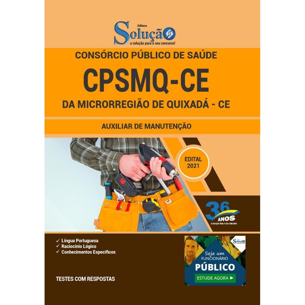 Apostila Concurso Cpsmq Ce - Auxiliar De Manutenção