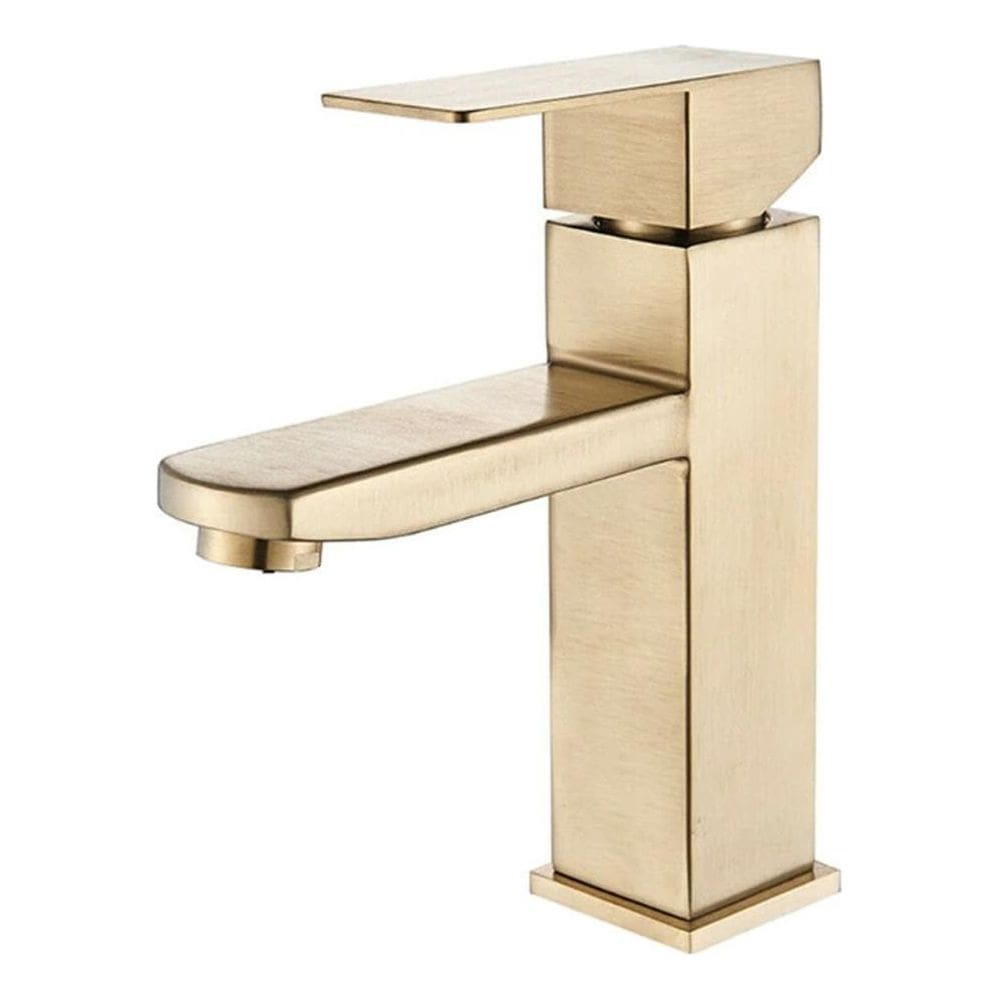 Torneira Monocomando Banheiro Aço Inox Escovado