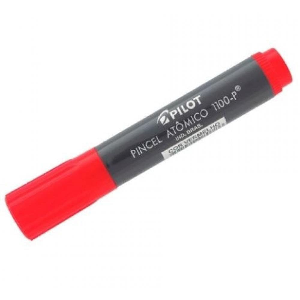 Marcador Permanente Pincel Atomico 1100-P Vermelho