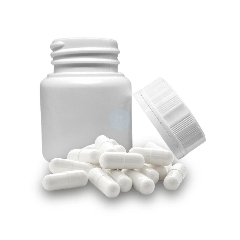 Potes Para Remedio 60Ml Com Tampa Lacre - 50 Unidades