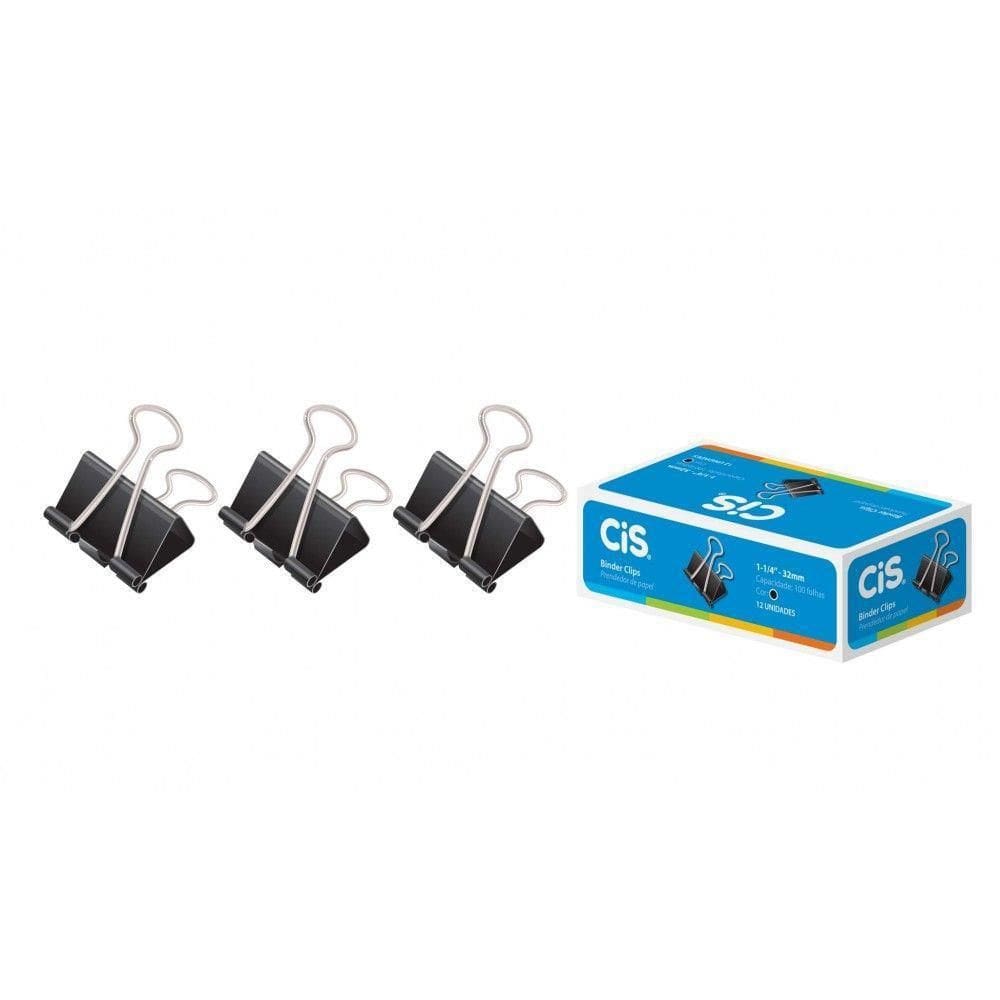 Caixa De Prendedor De Papel Cis 32Mm - 12 Un