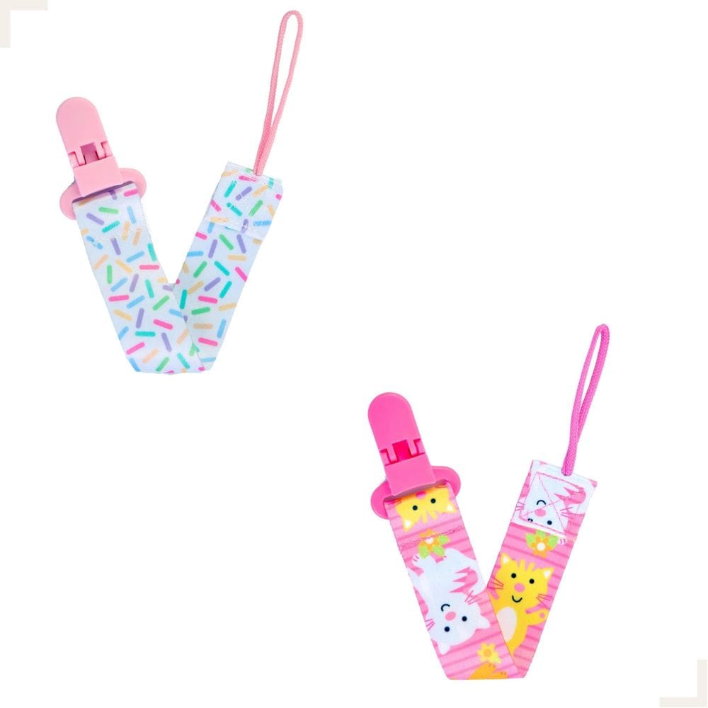 Kit 2 Prendedores De Chupeta Pietra Baby