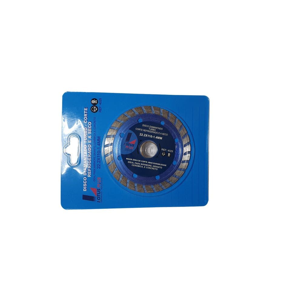 Disco Diamantado Turbo 4 1/2X1,0 Esmerilhadeira