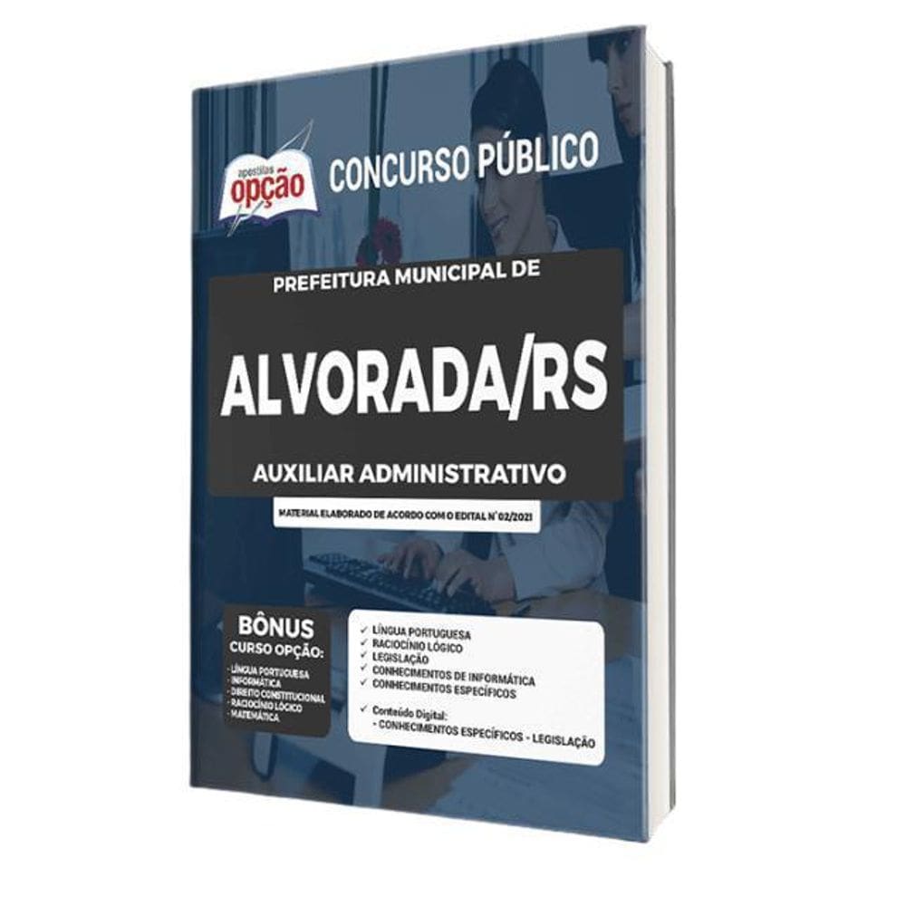 Apostila Concurso Alvorada Rs - Auxiliar Administrativo