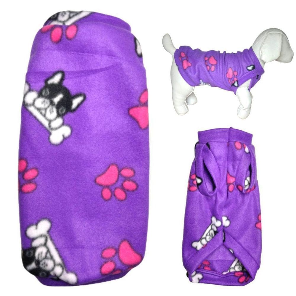 Roupa Para Cachorro - Suéter de Inverno Roxo P