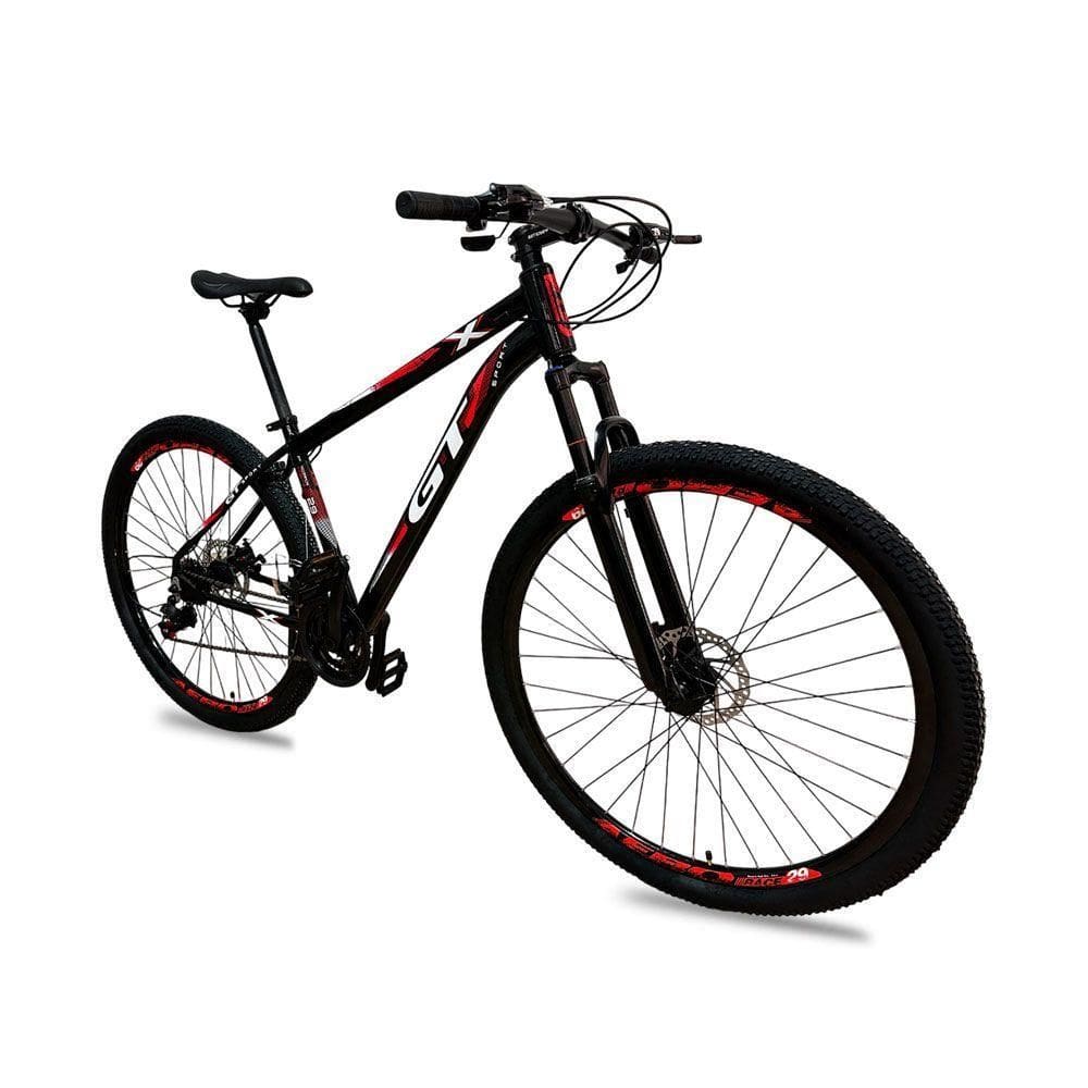 Bicicleta Aro 29 Alumínio Freio Hidráulico 24 Marchas Quadro 17 Vermelho